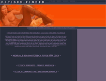 Tablet Screenshot of fetisch-finder.net